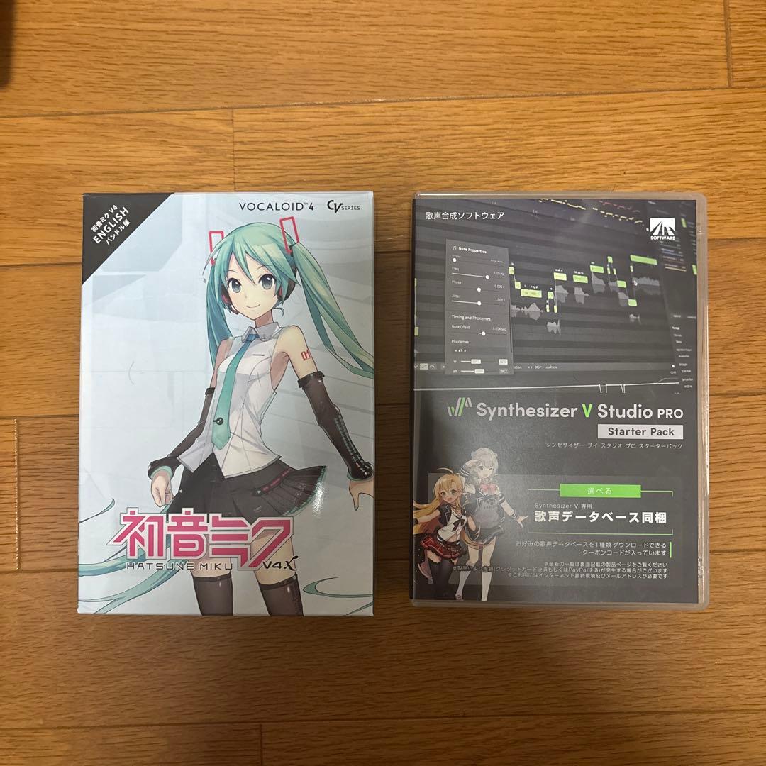 初音ミクv4x & synthesizer v studio pro