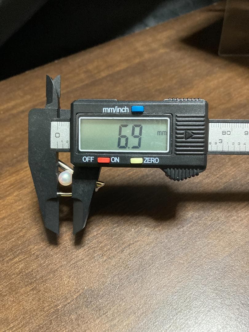 TASAKI タサキ 真珠 パール シルバー ブローチ １珠 1P 1玉 1粒