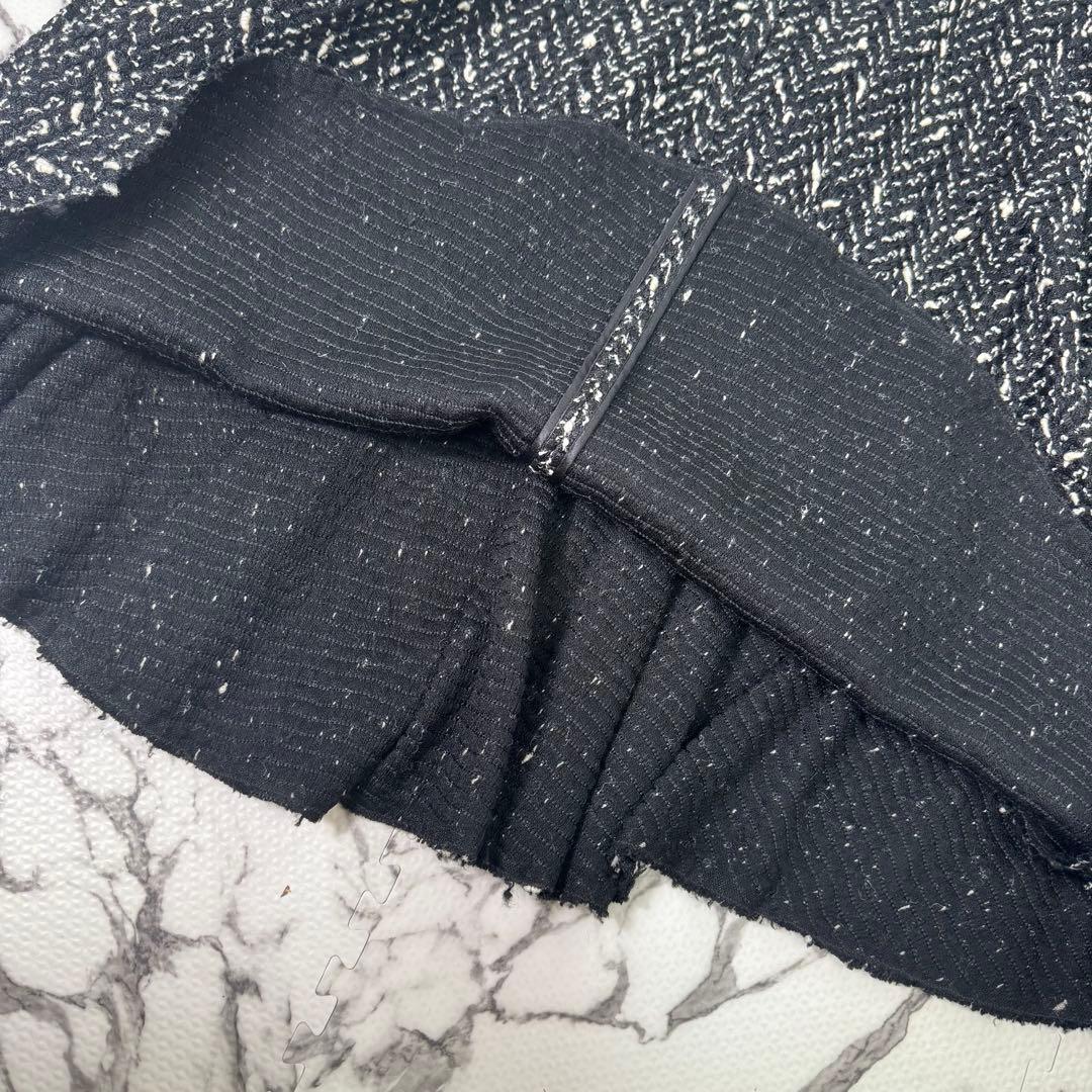 【新品タグ付き】ドルチェ＆ガッパーナ　ミックスヤーンフレアスカート　ウエストゴム