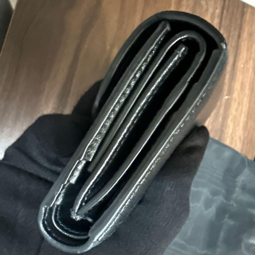 即購入OK✨美品✨CELINE✨黒 レザー ✨二つ折り財布✨