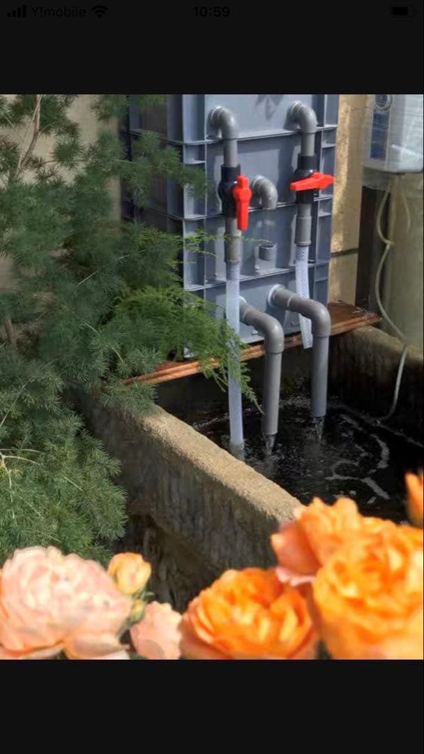 45w水中ポンプ付き万能濾過装置 池フィルター最高濾過装置(大自社製試しろ材付き