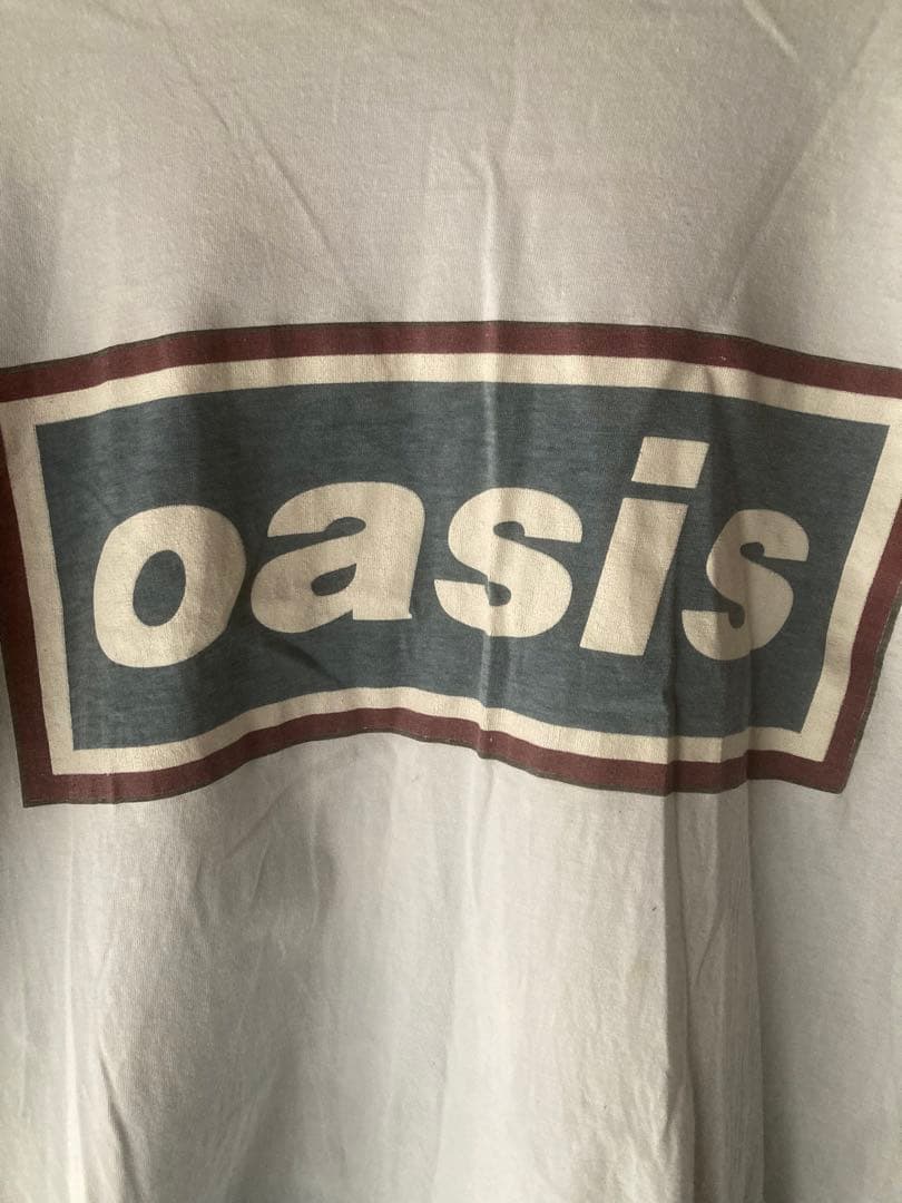 ヴィンテージoasis Definitely Maybe Tシャツ ライトブルー