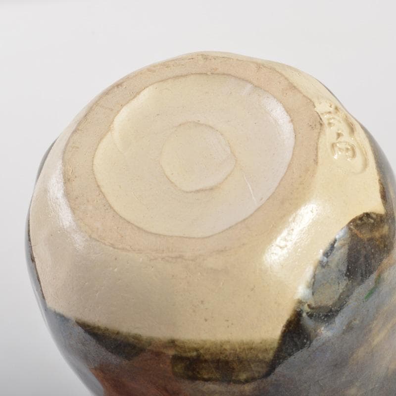 茶道具　吉向松月窯　茶入　共箱　V　6657