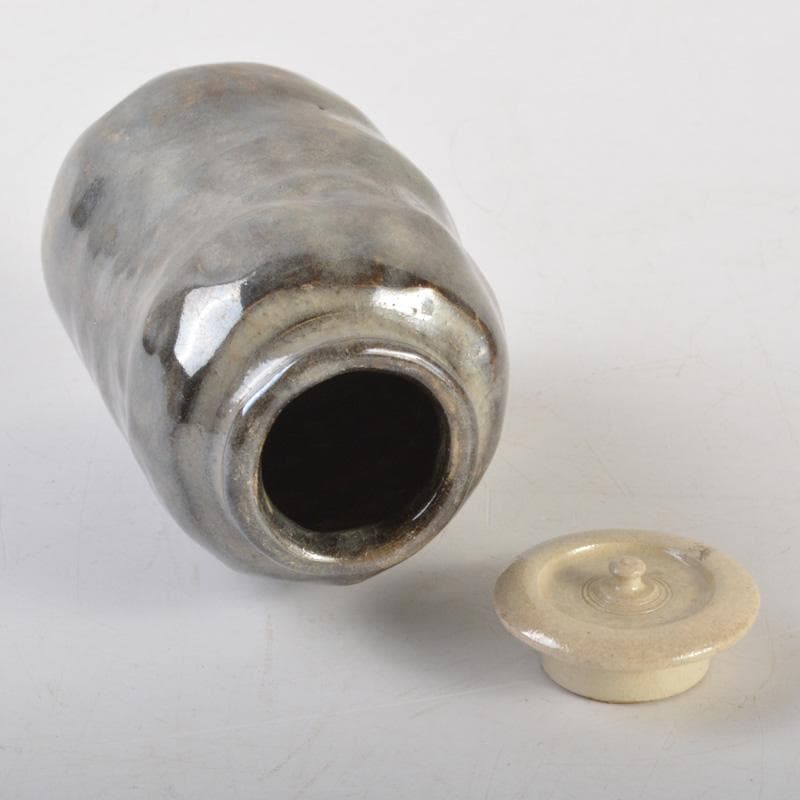 茶道具　吉向松月窯　茶入　共箱　V　6657