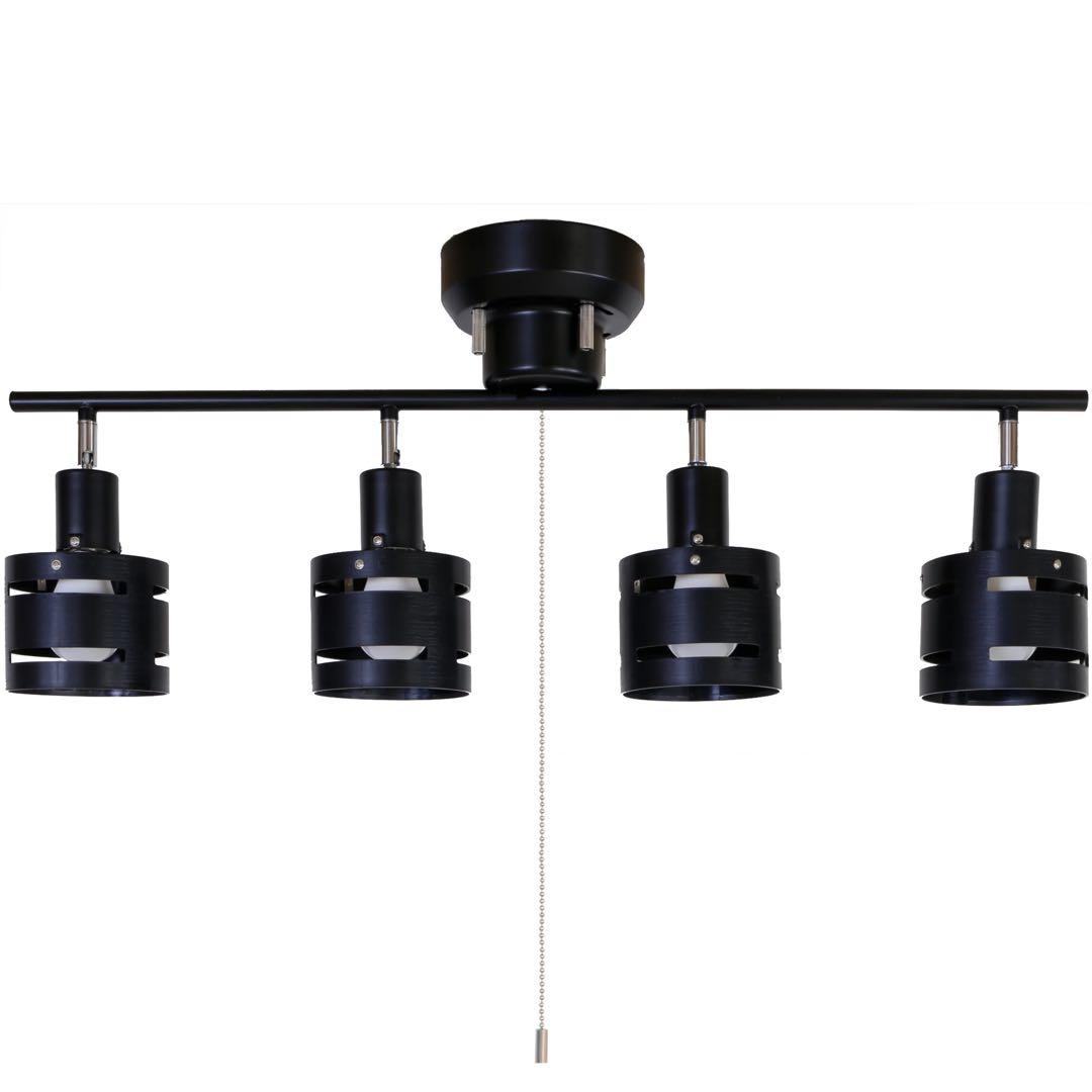 BELLED シーリングライト 4灯 BBS-107 電球付きスポットライト