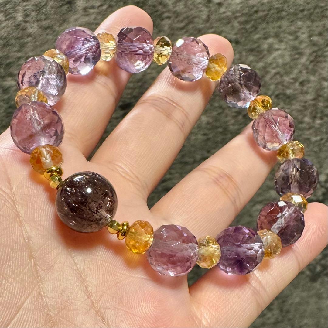 【スーパーセブン×アメジスト×シトリン】高次元エネルギーで運気を底上げ 天然石