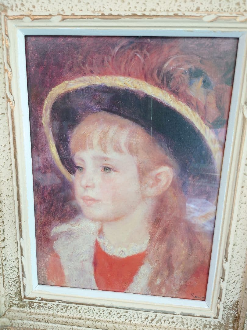 ルノワール　青い帽子を被った少女