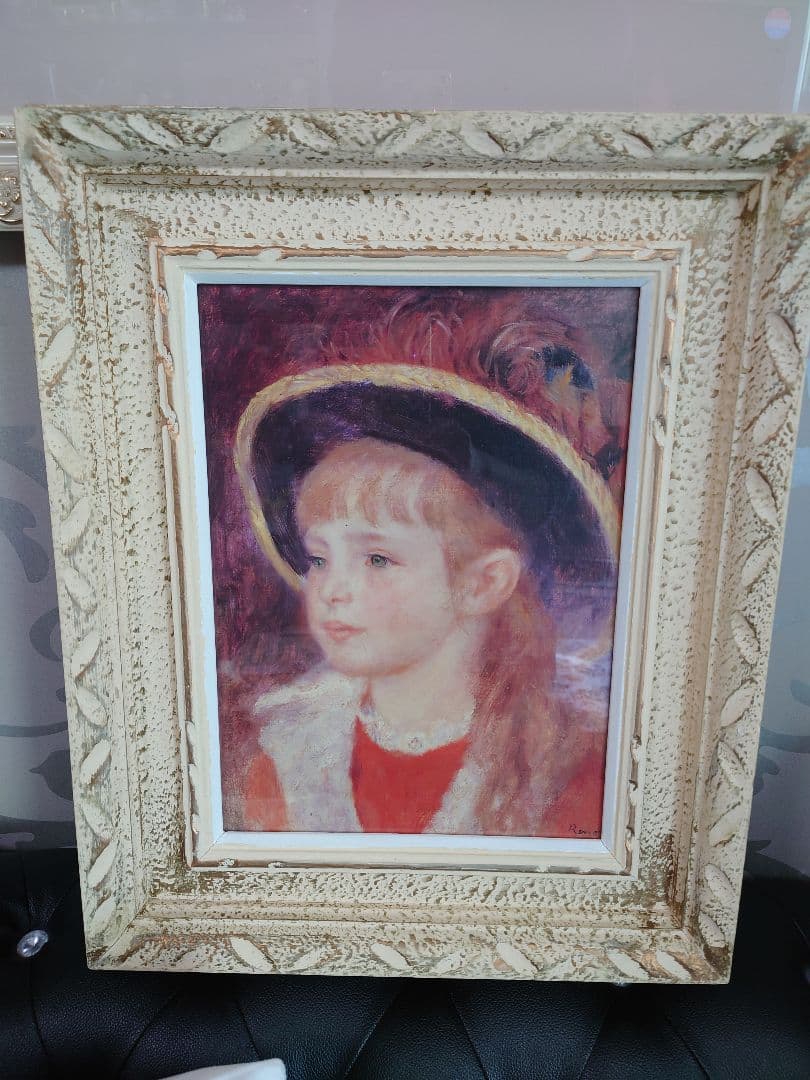 ルノワール　青い帽子を被った少女