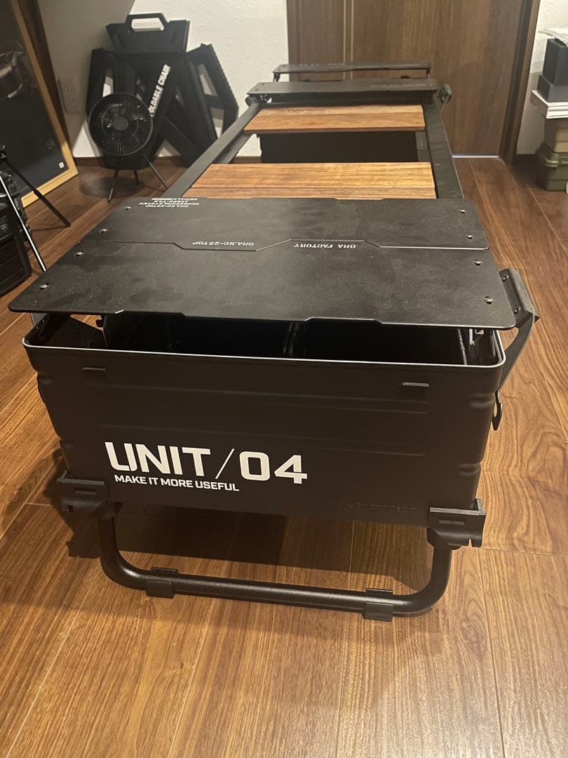 シェルフコンテナ　OMA Factoryカスタム　シェルコンigtテーブル