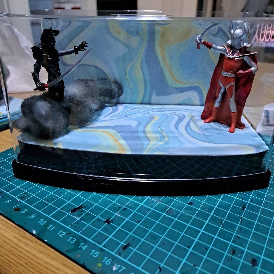 ジオラマ ウルトラの父 対 エンペラ星人