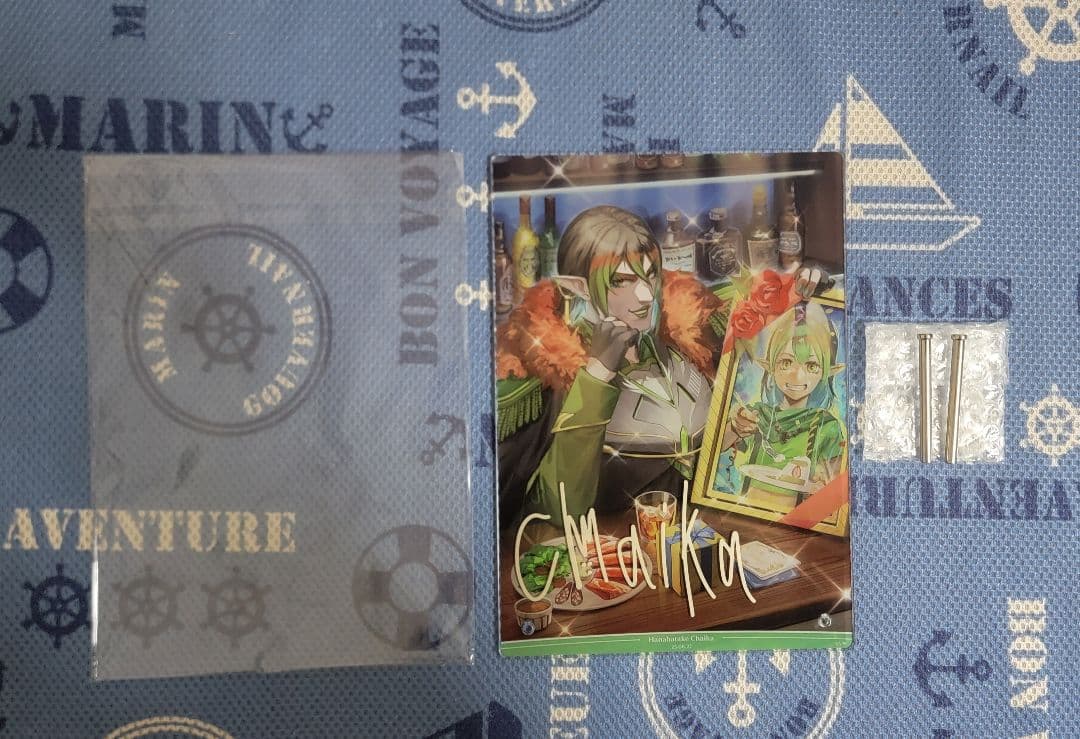 花畑チャイカ誕生日グッズ2025全力お祝いセット＋箔押し缶バッジ&チェキ風カード