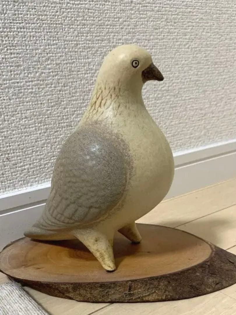 美品　Lisa Larson 鳩Pigeon☆リサラーソン