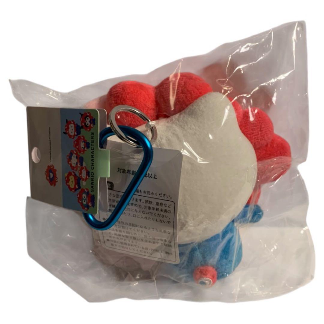 ミャクミャクなりきりぬいぐるみ　ハローキティ　カラビナ付き　万博会場限定