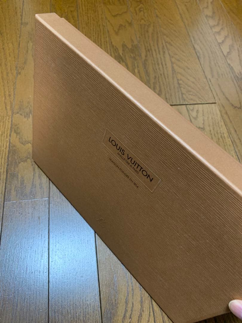 にょん　未使用級 ルイ ヴィトン エシャルプ バローダ カシミヤ100%