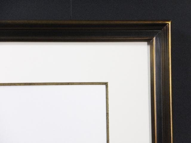 モールディング 　大全紙　水彩/版画用額縁『布張りタトウ箱　黄袋付』0109K