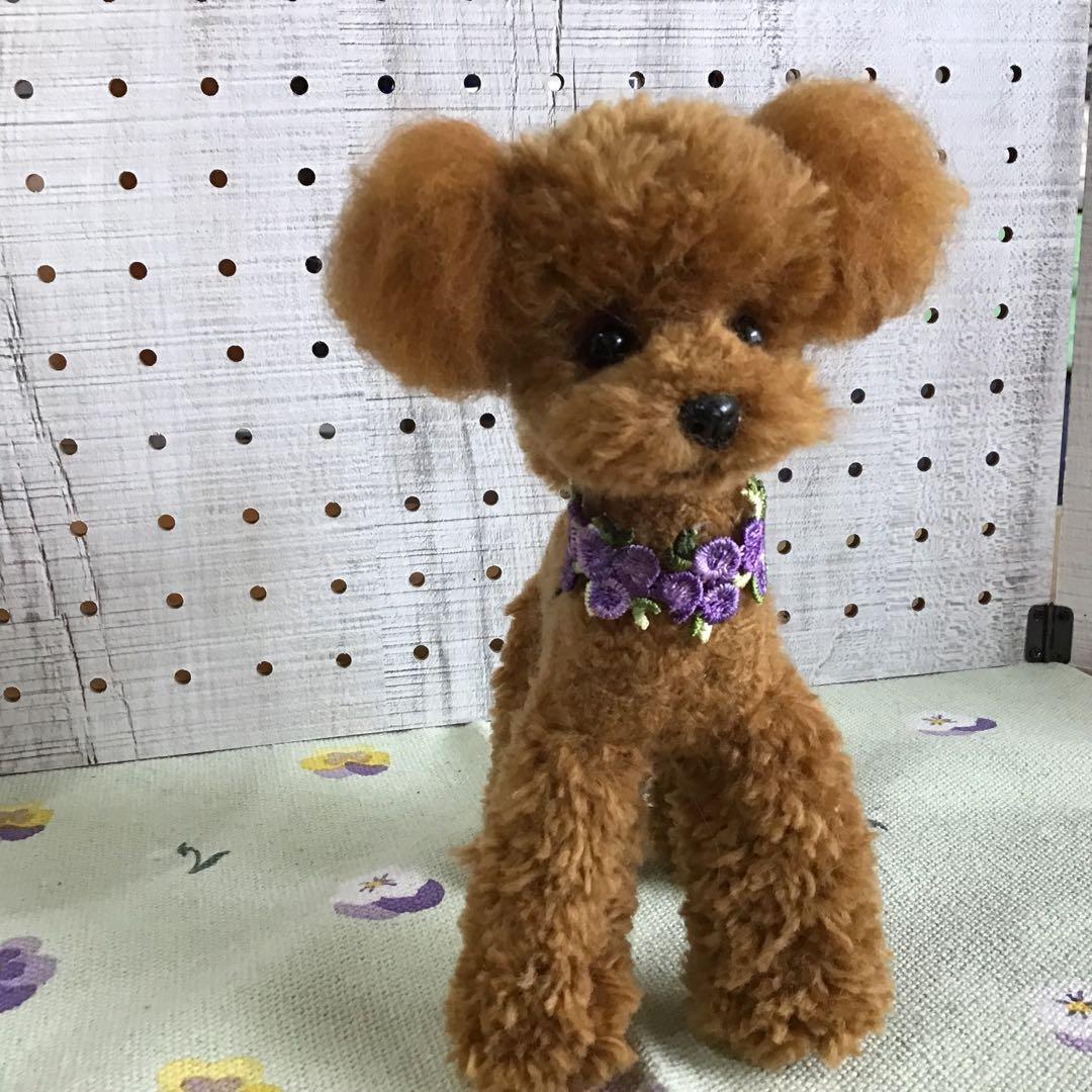 【ひろり様ご予約品】トイプードル（レッド）立ちポーズ