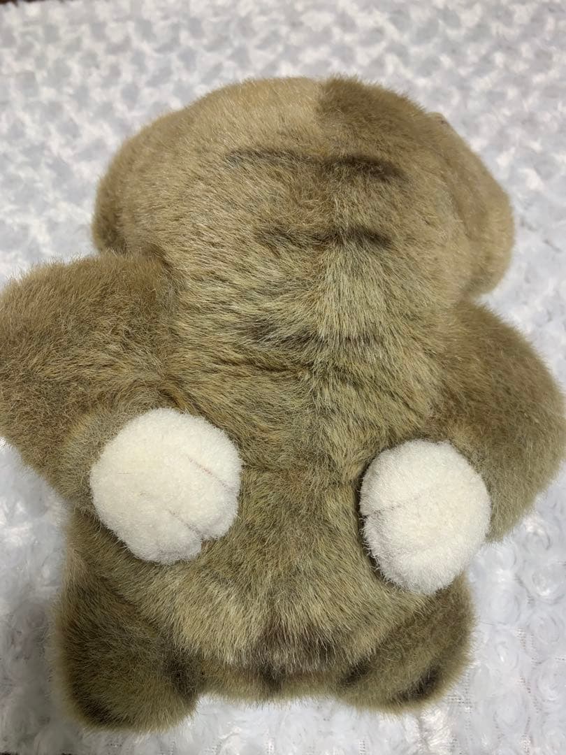 【希少❓】村松誠　ツンちゃん　猫　ぬいぐるみ　寝そべり　昭和レトロ