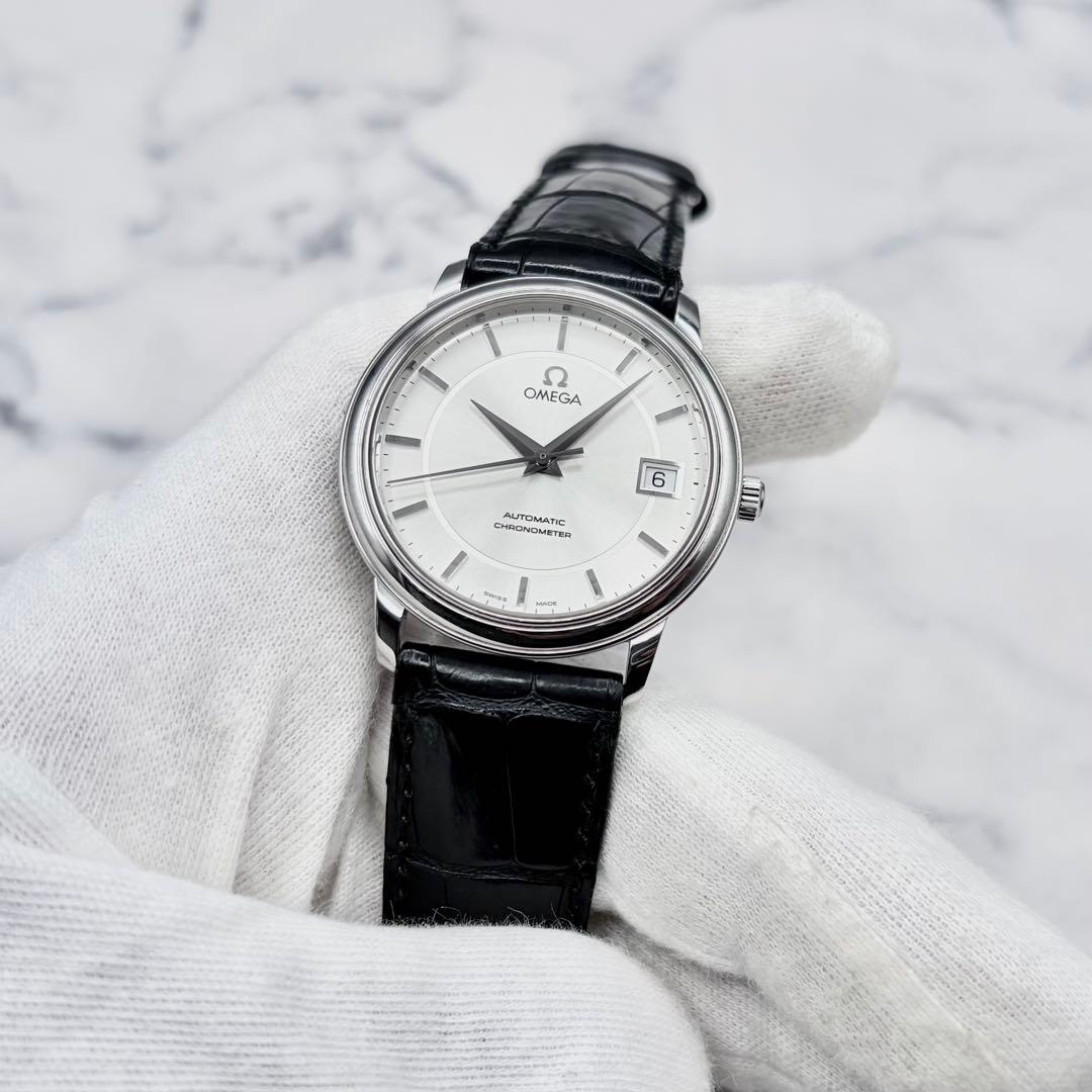 極美／OH済 オメガ デ・ヴィル プレステージ クロノメーター 168.1050