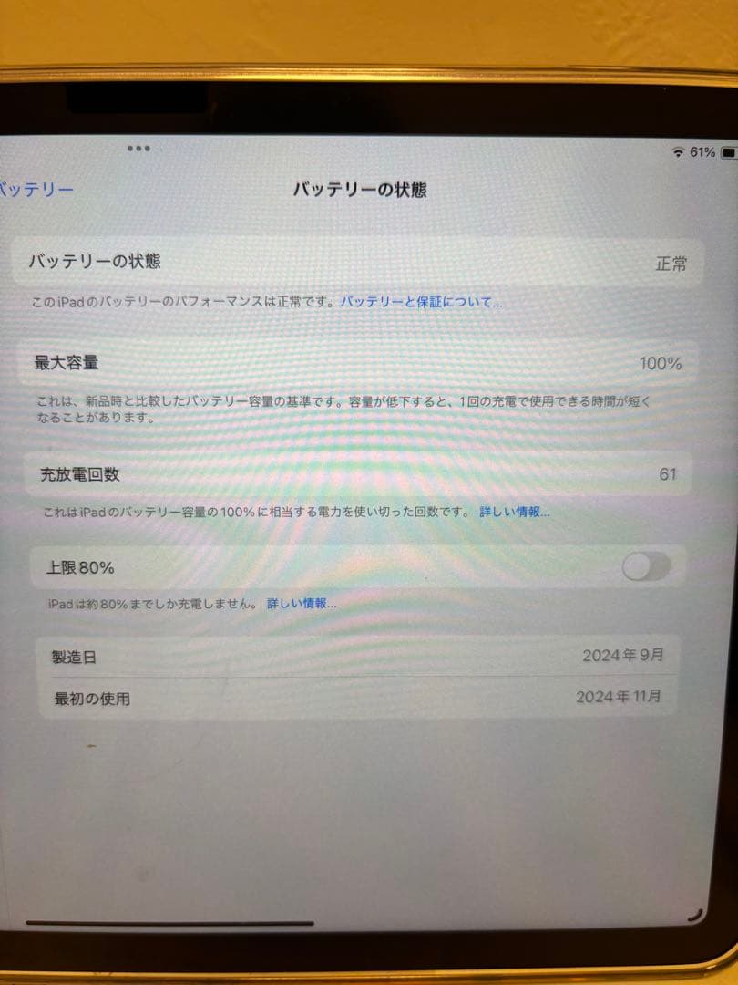 iPad本体 iPad Air M2 11inch