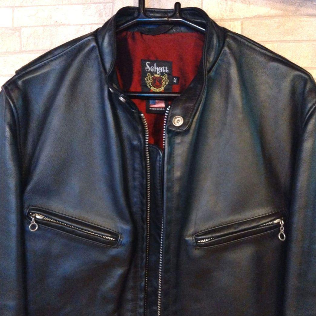 SCHOTT　ショット　641XX 60's　ライダースジャケット　ＸＬ　牛革