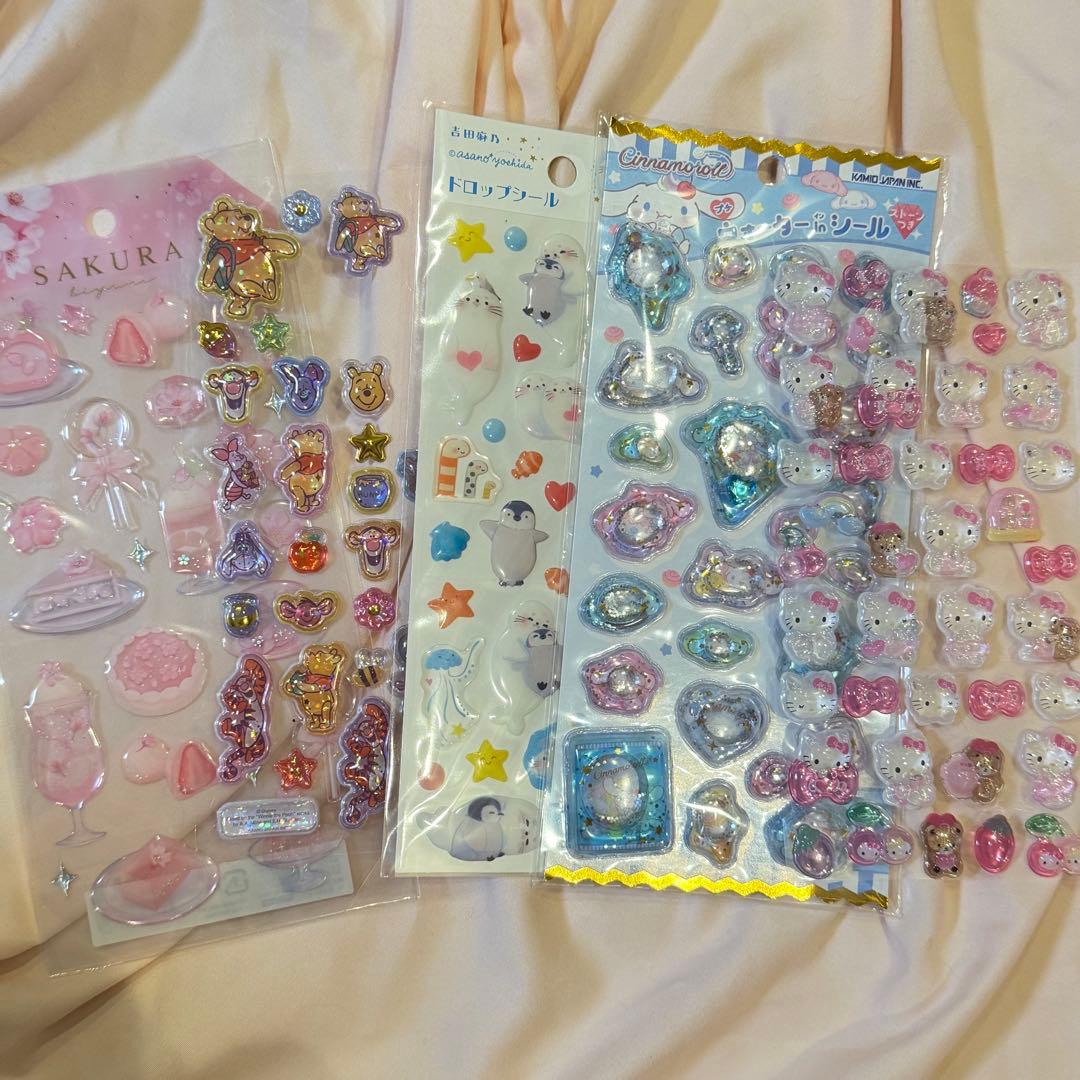 ボンボンドロップシール サンリオ シール ウォーターインシール