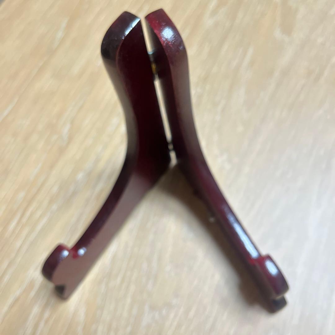 菊桐朱磨　会津漆　工芸品　漆器皿　和菓子皿