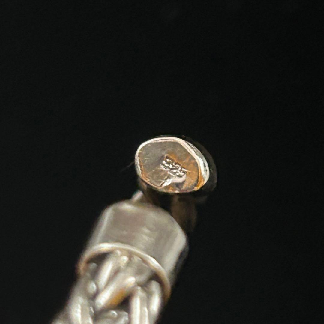 シルバー925 Silver デザインヘビーバングル/軽研磨仕上げ/ブレスレット