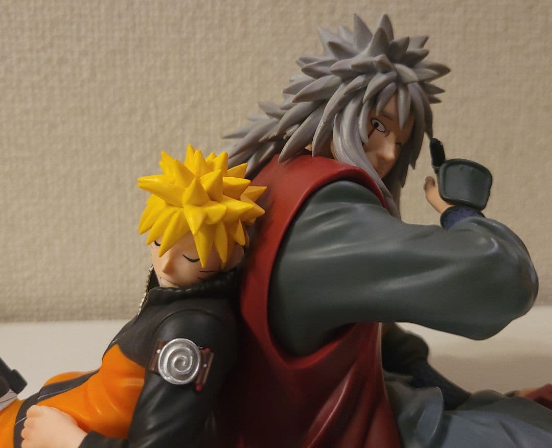 ナルト　一番くじ　ラストワン賞　ナルト&自来也　伝説の三忍　開封品