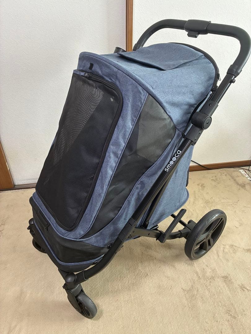 smooca 大型ペットカート キャリー 大型 デニム　保証書付き