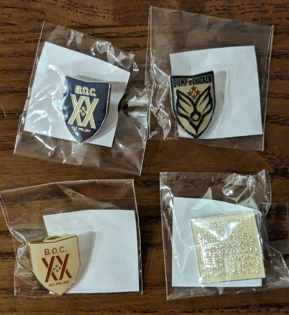 BUMP OF CHICKEN　ピンバッジ　コンプリート