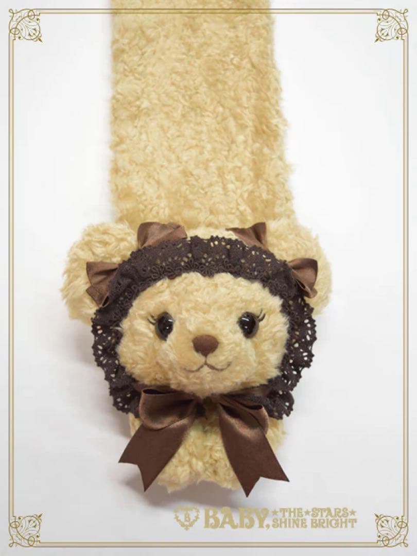 BABYTHE STARS SHINE BRIGHT くまくみゃちゃんマフラー