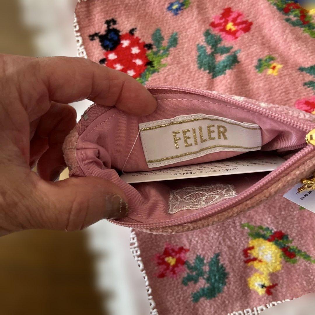 フェイラーハイジ近沢レースコラボ ハンカチ＆ティッシュポーチ【新品】