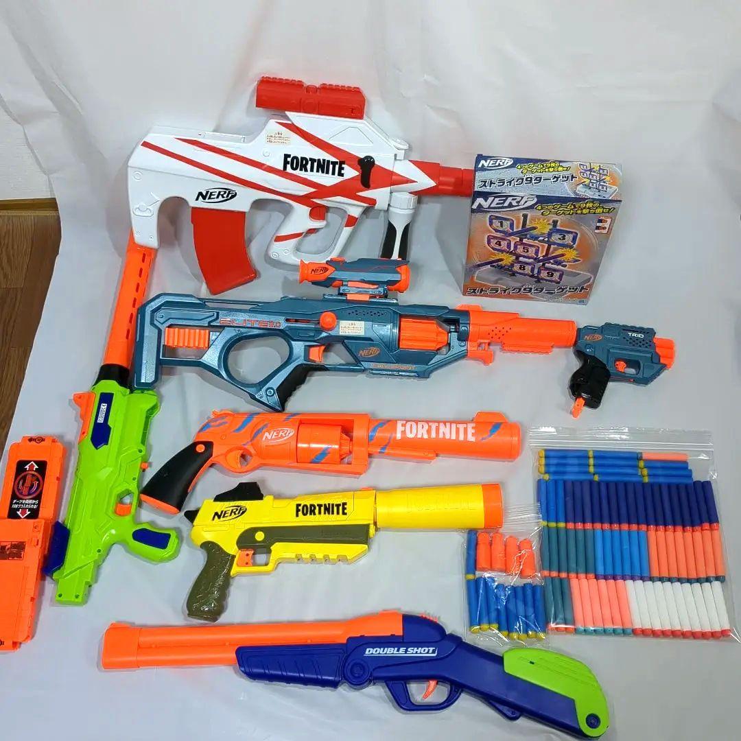 NERF FORTNITE トイガン 7セット プラス ストライク9ターゲット