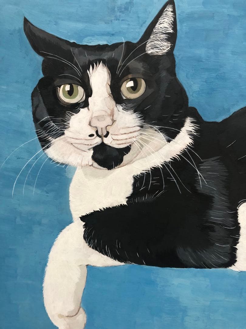 「ウメ8」猫イラスト（原画）一点物