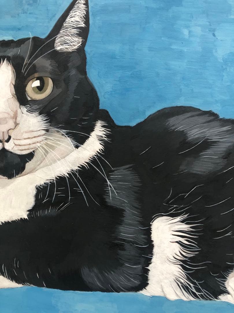 「ウメ8」猫イラスト（原画）一点物