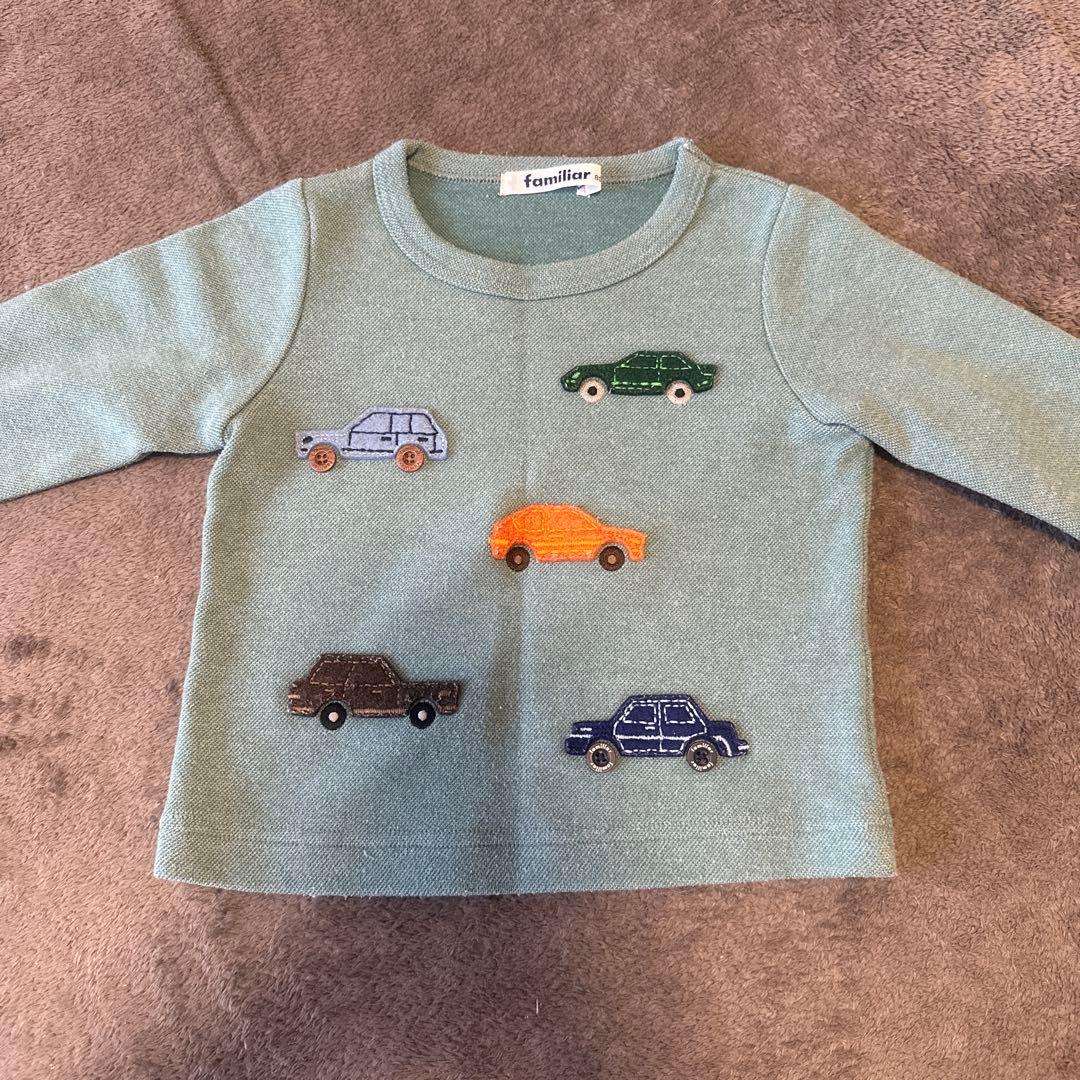 お値下げしました！familiar ネイビー チェック ラルフローレン　セット