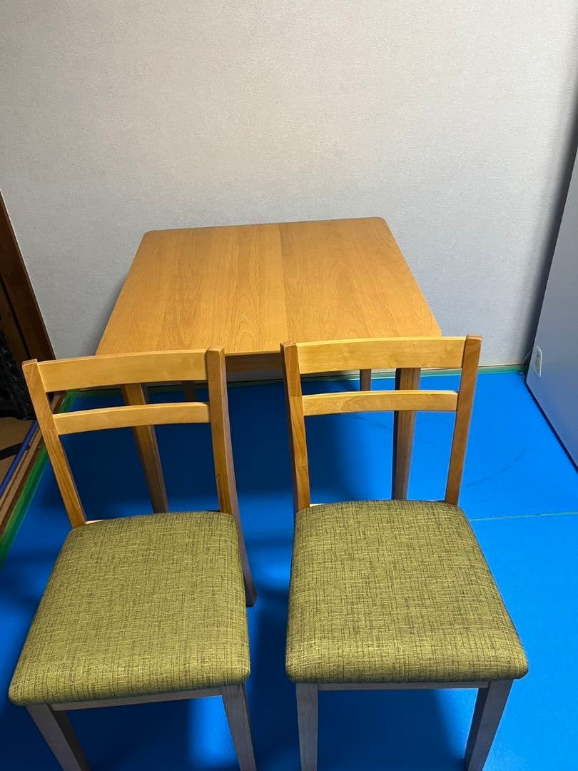 ニトリ　ダイニングテーブルセット オーク75　家具　B12