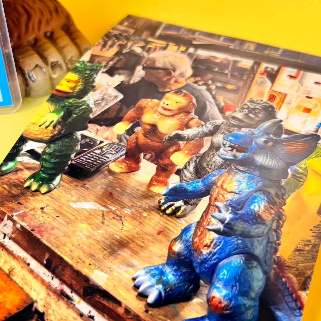 マルサン ジャイアントゴリラ450-Aタイプ ブラウン 後藤博彩色蓄光版カスタム