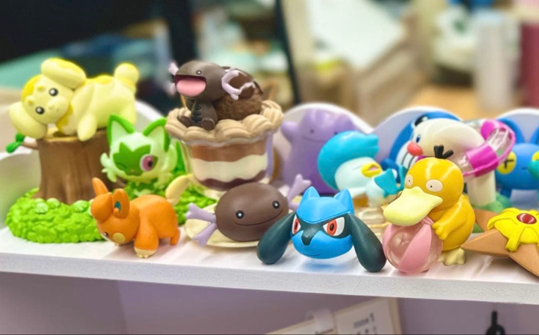 ポケモングッズ　ガチャ　ポケモンキッズ　ジオラマ　Pokémon