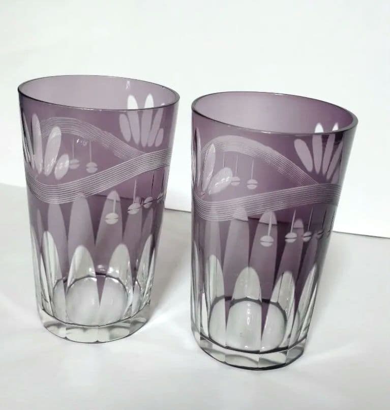 昭和レトロ 切子 グラス 水差し アンティーク コップ ヴィンテージ