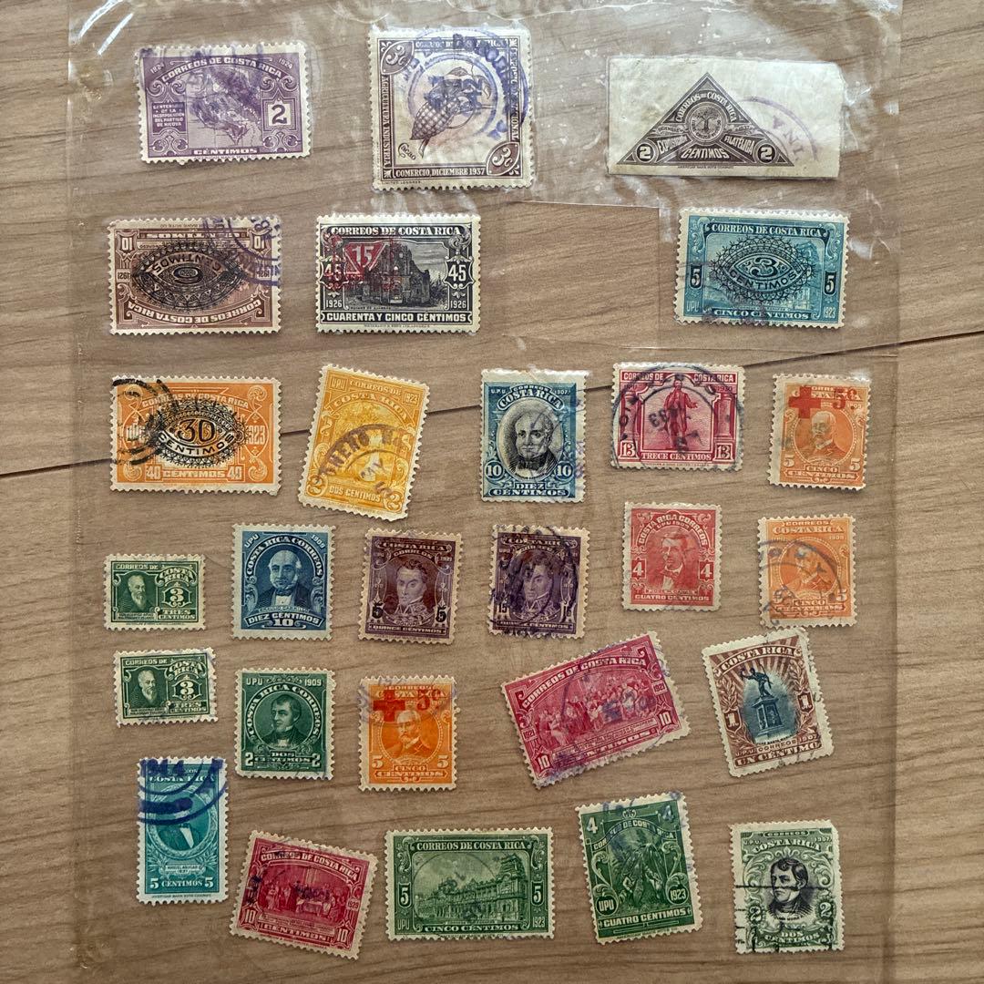 多国籍使用済切手コレクション