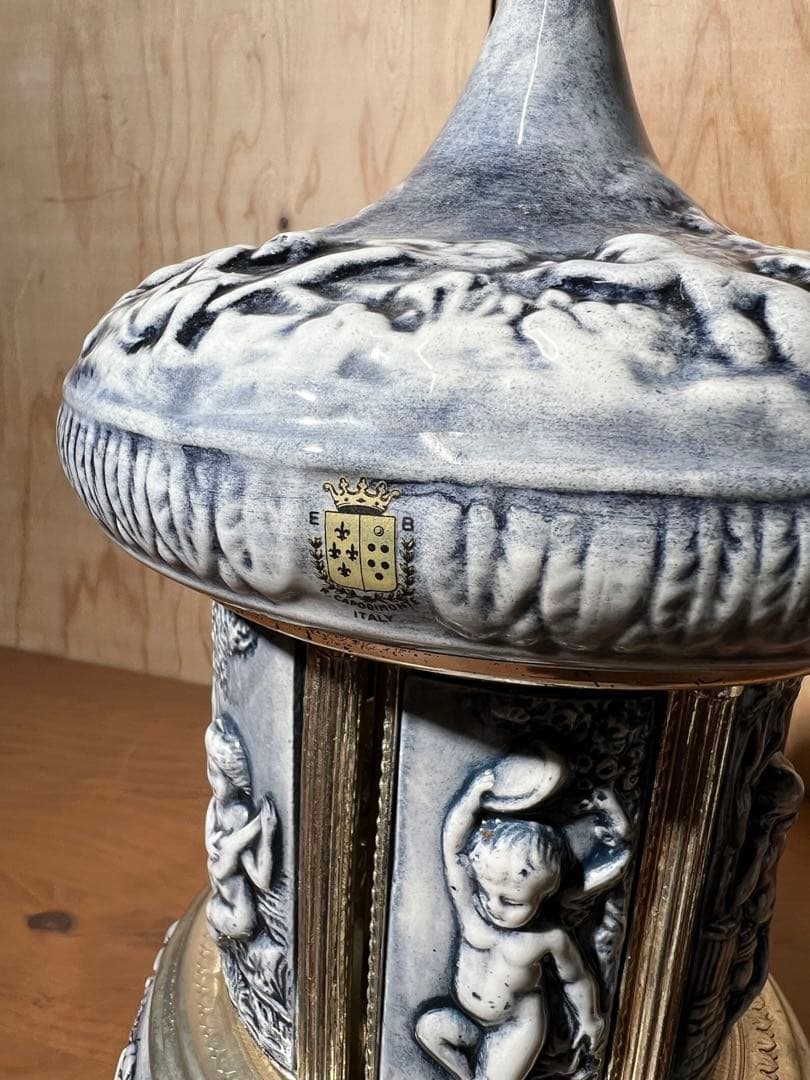 B5【used】REUGE リュージュ 陶器製 カラクリ オルゴール ビンテージ