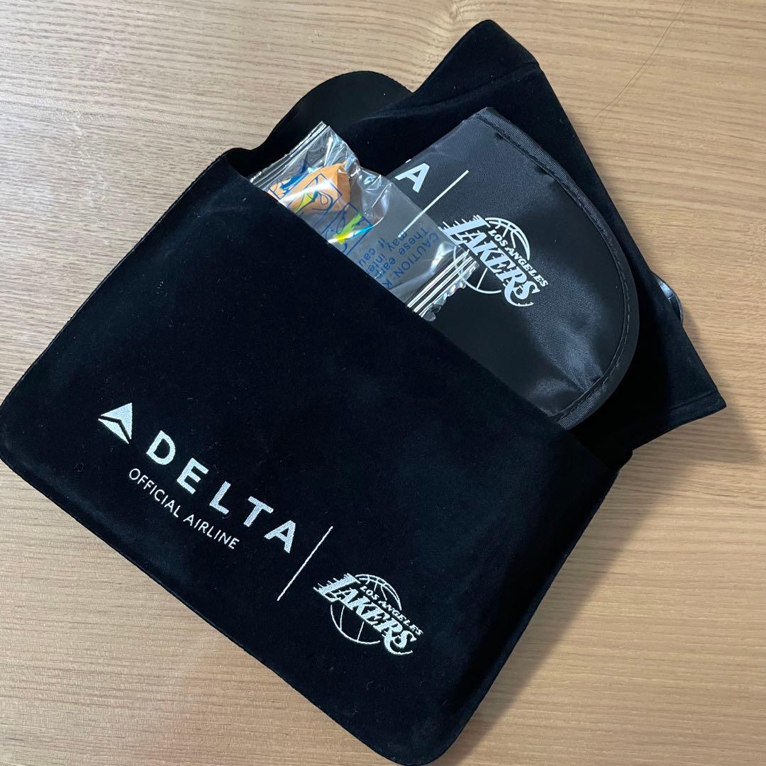 未使用 ロサンゼルス レイカーズ ノベルティ 現地 試合観戦 デルタ航空 コラボ