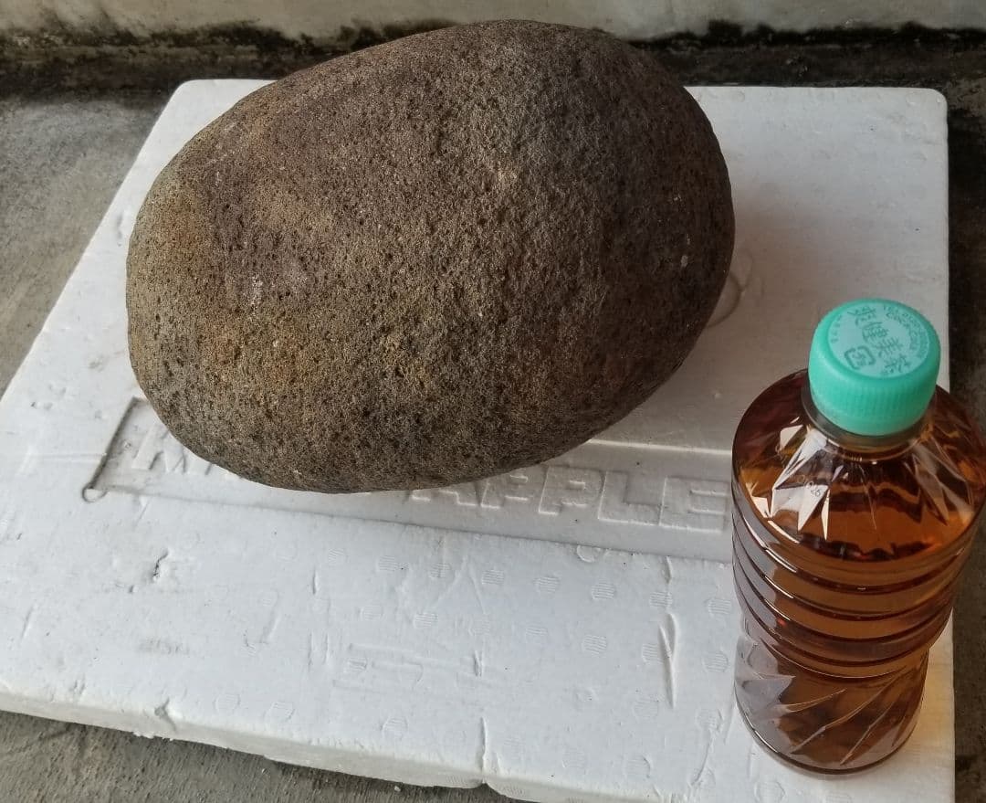 希少品　天然石　恐竜卵型　飾り石　アンティーク　アート　オブジェ