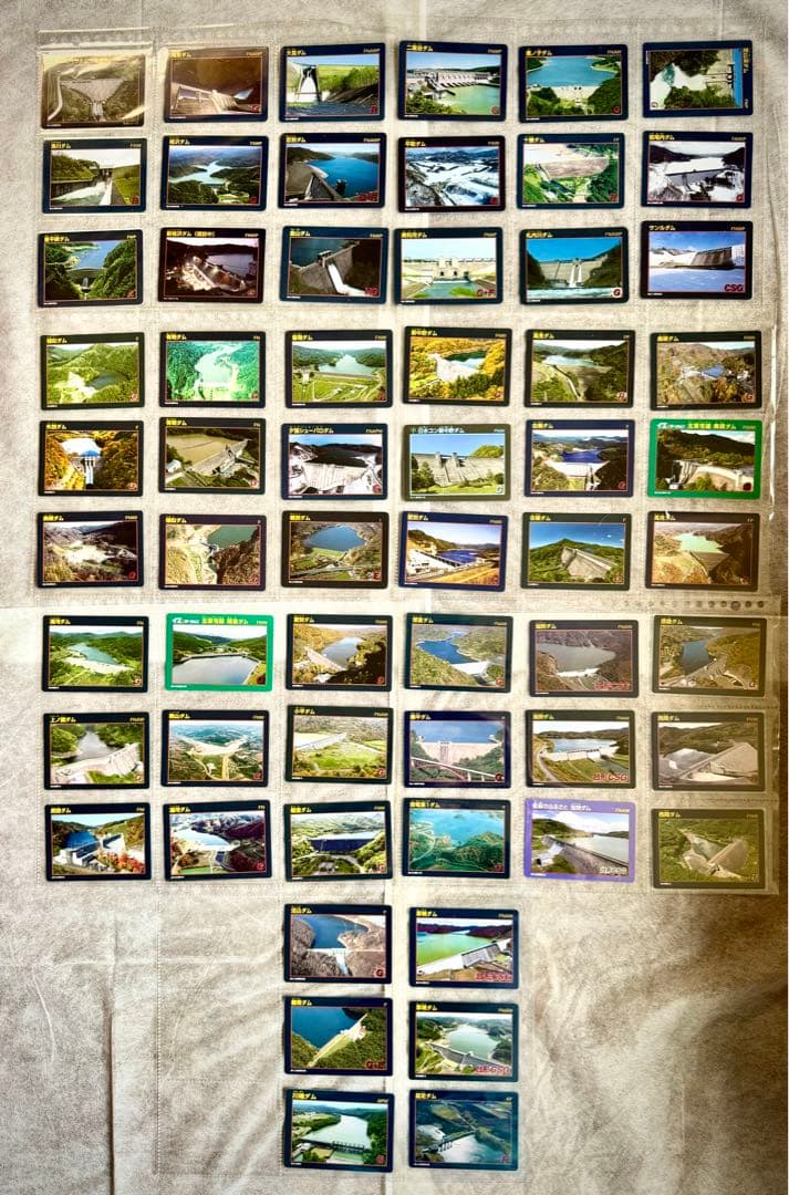 ◆北海道　ダムカード◆公式45種コンプリート＋非公式1種　全62枚