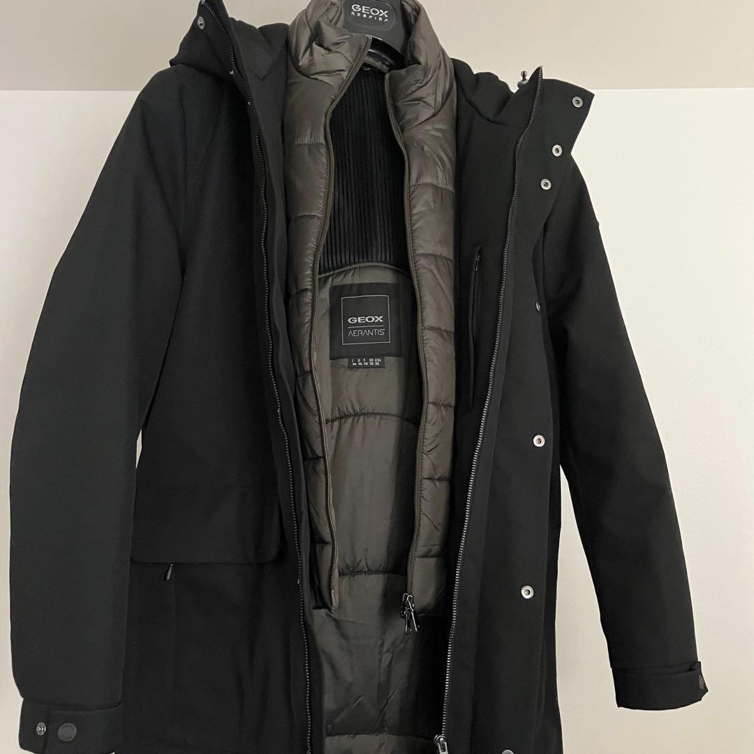 【GEOX】Thermore サーモア中綿 フロントデザインコート 寒冷地