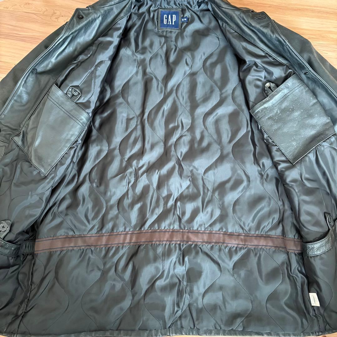【美品】 old gap レザーカーコート 野村訓市氏着用XLsize
