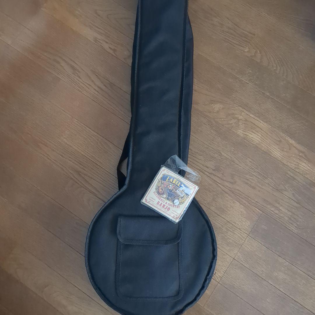 Blanton バンジョー ブラック ケース　弦　付き