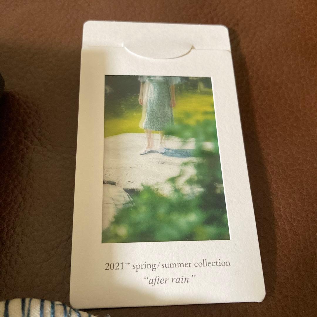 ミナペルホネン　after rain ブローチ　新品