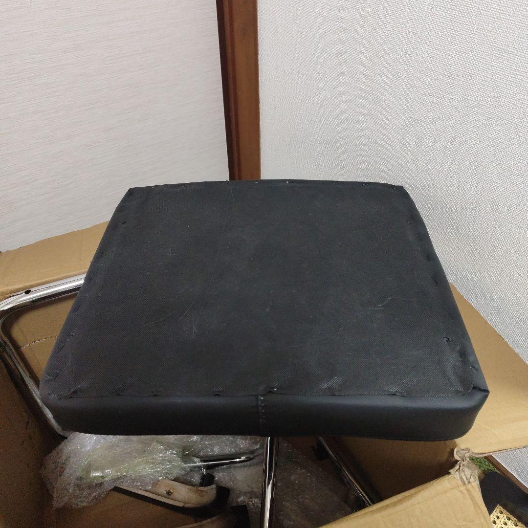 ダイニングチェア ラタン 食卓椅子 籐編み 北欧風 合成革 肘あり ブラック